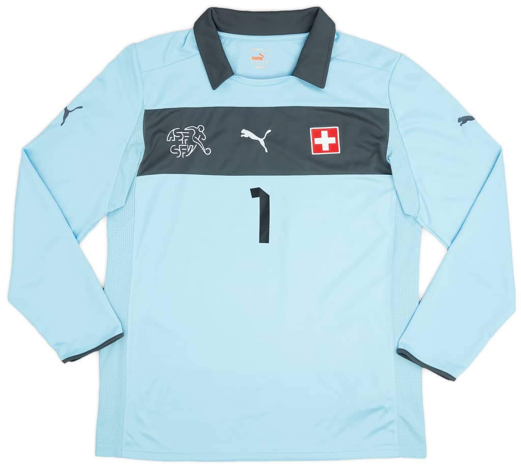 2012-13 Switzerland GK Shirt Benaglio #1 - 8/10 - (XXL)