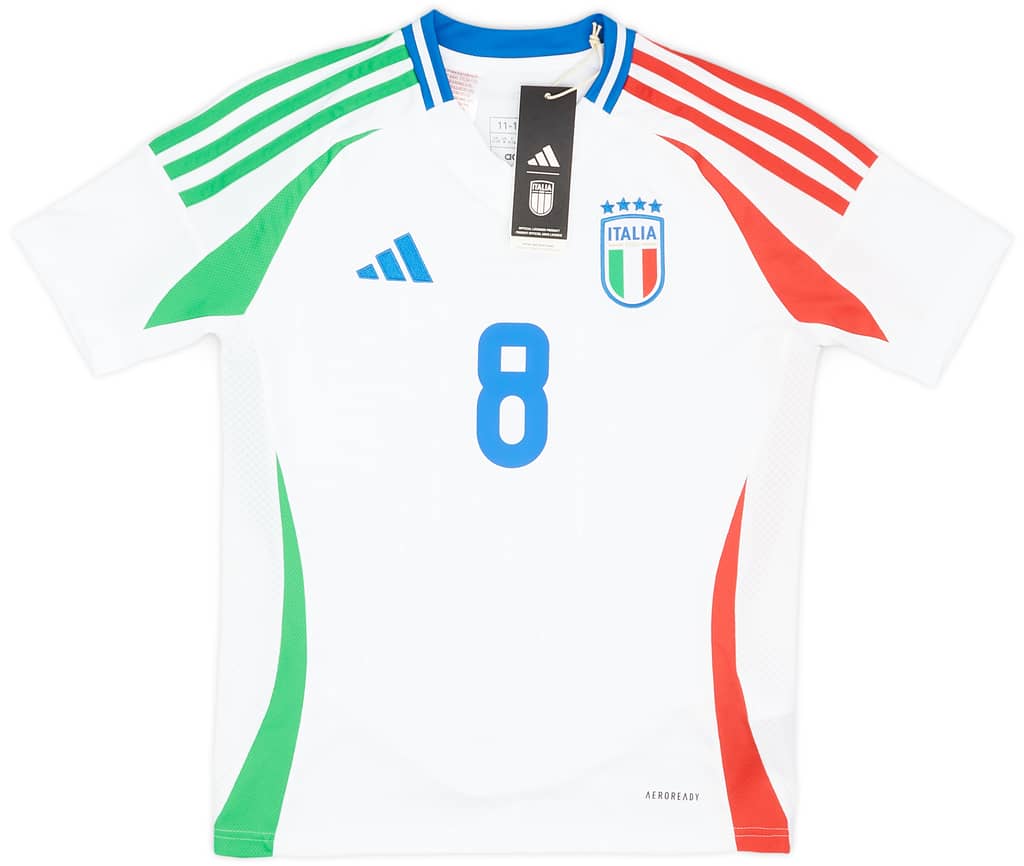 2024-25 Italy Away Shirt Jorginho #8 (KIDS)