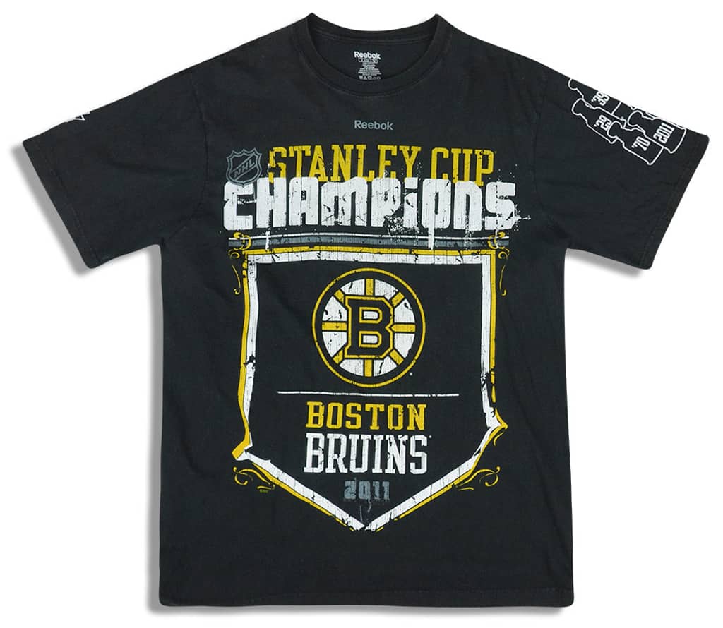 2011 Boston Bruins Stanley Cup Champions Reebok Graphic Tee XL