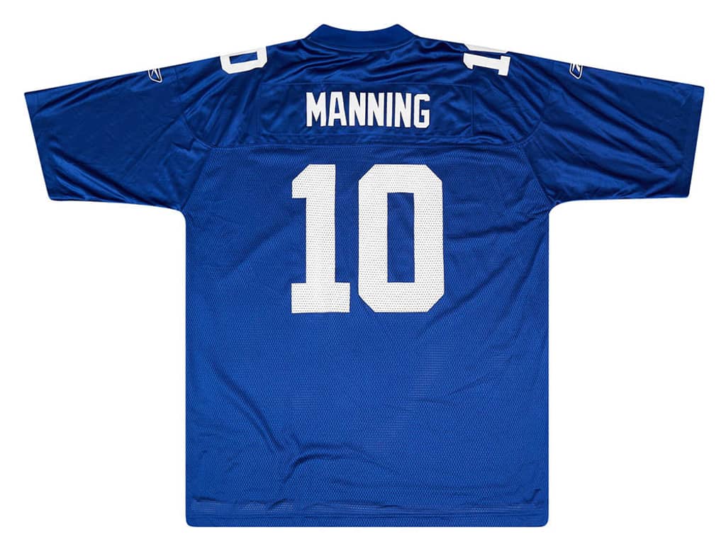 2005-06 New York Giants Manning #10 Reebok On Field Jersey (Home) XXL