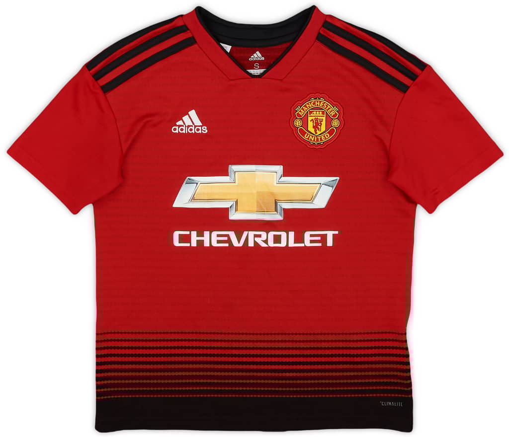2018-19 Manchester United Home Shirt - 8/10 - (S.Boys)