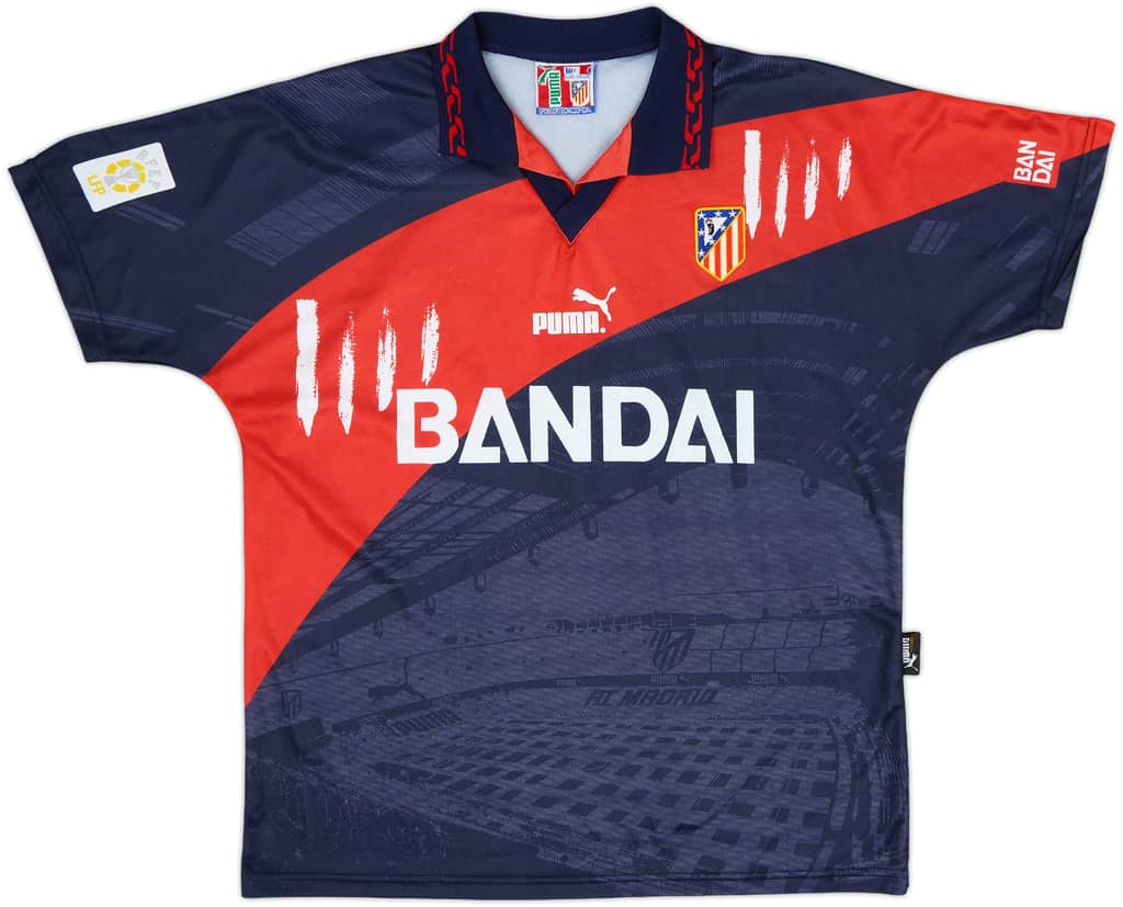 1995-96 Atletico Madrid Away Shirt - 9/10 - (L)