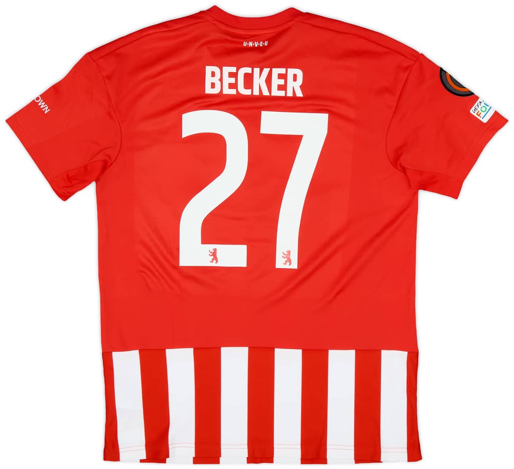 2022-23 Union Berlin Match Issue Europa League Home Shirt Becker #27