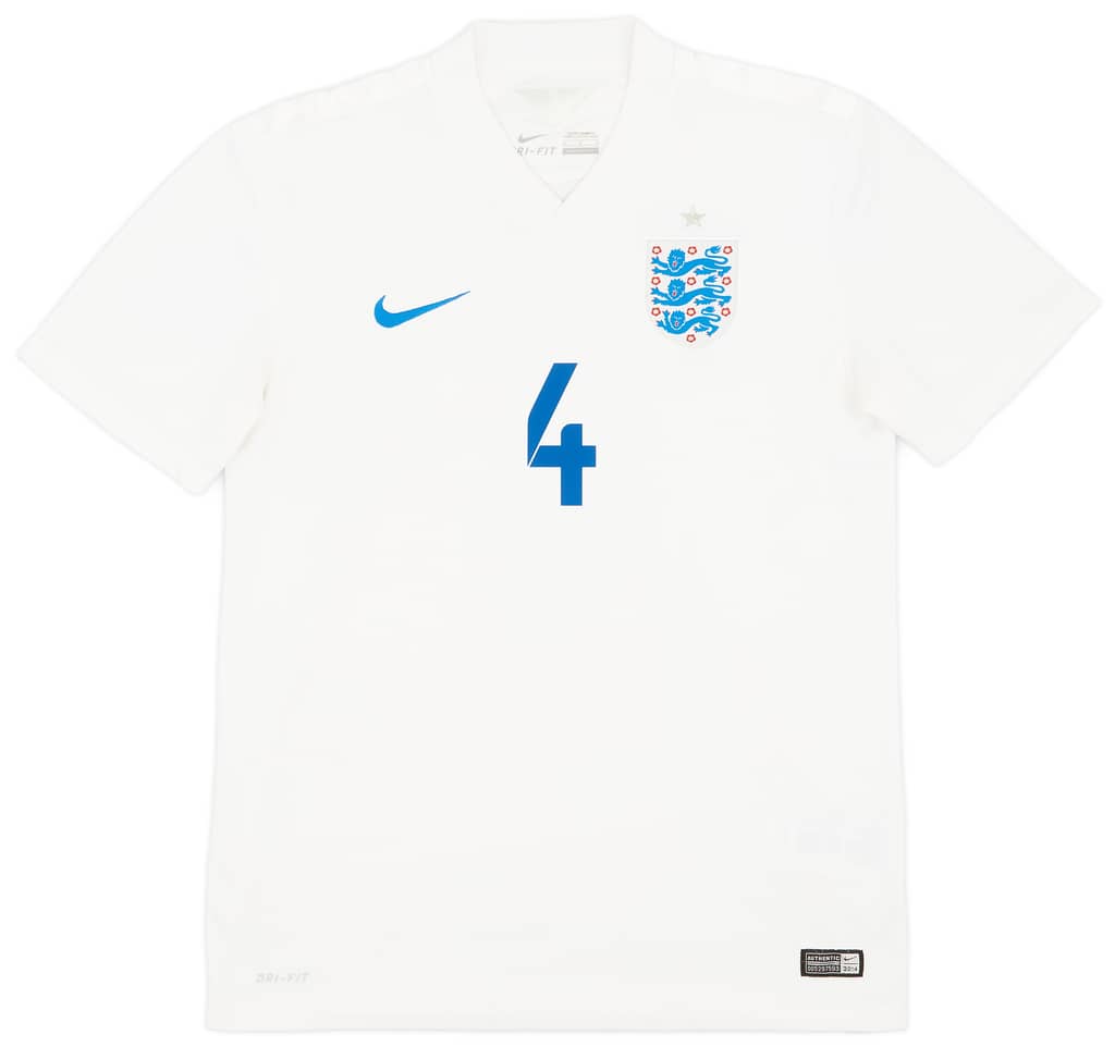 2014-15 England Home Shirt Gerrard #4 - 7/10 - (M)