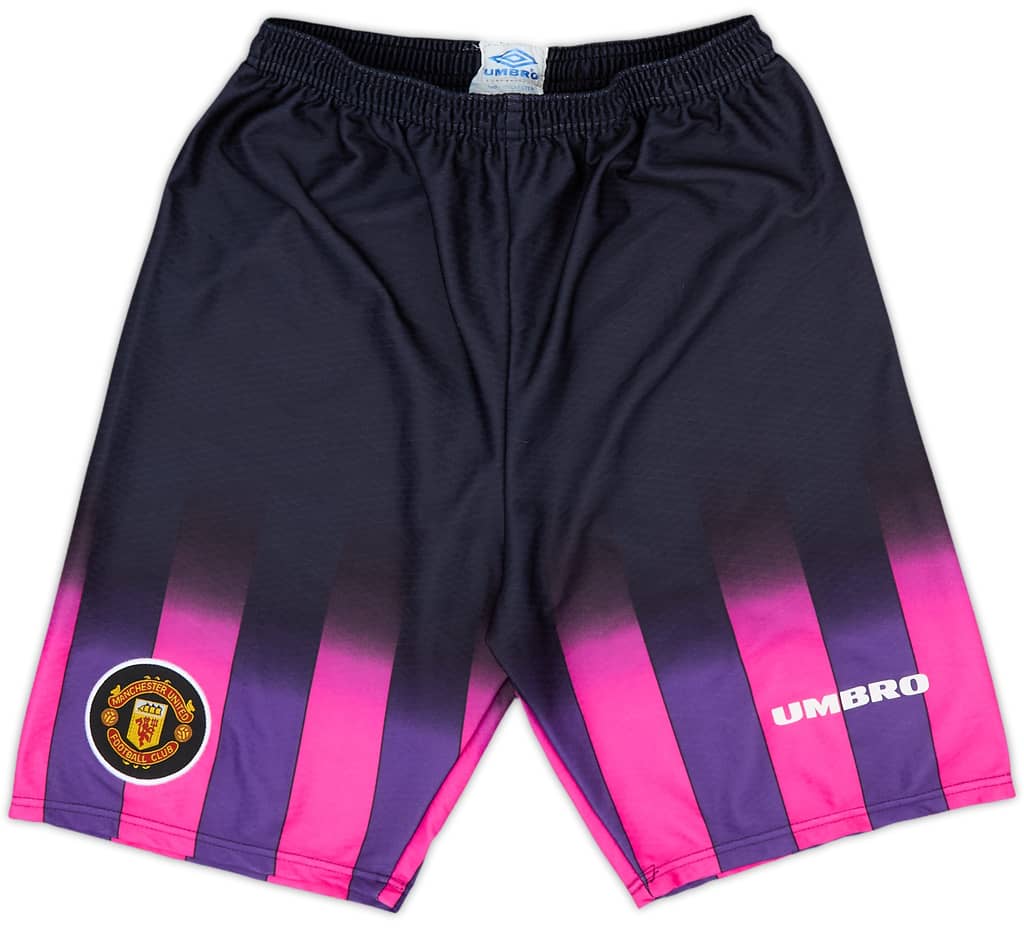1996-97 Manchester United GK Shorts - 8/10 - (XS)