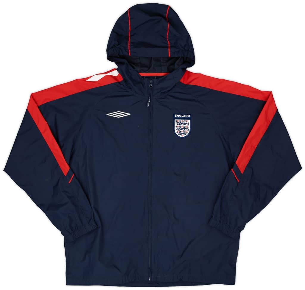 2007-09 England Umbro Hooded Rain Jacket - 8/10 - (L)