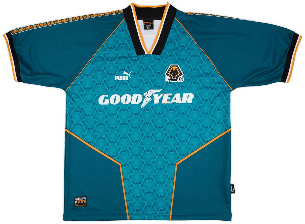 1996-97 Wolves Away Shirt - 8/10 - (XL)