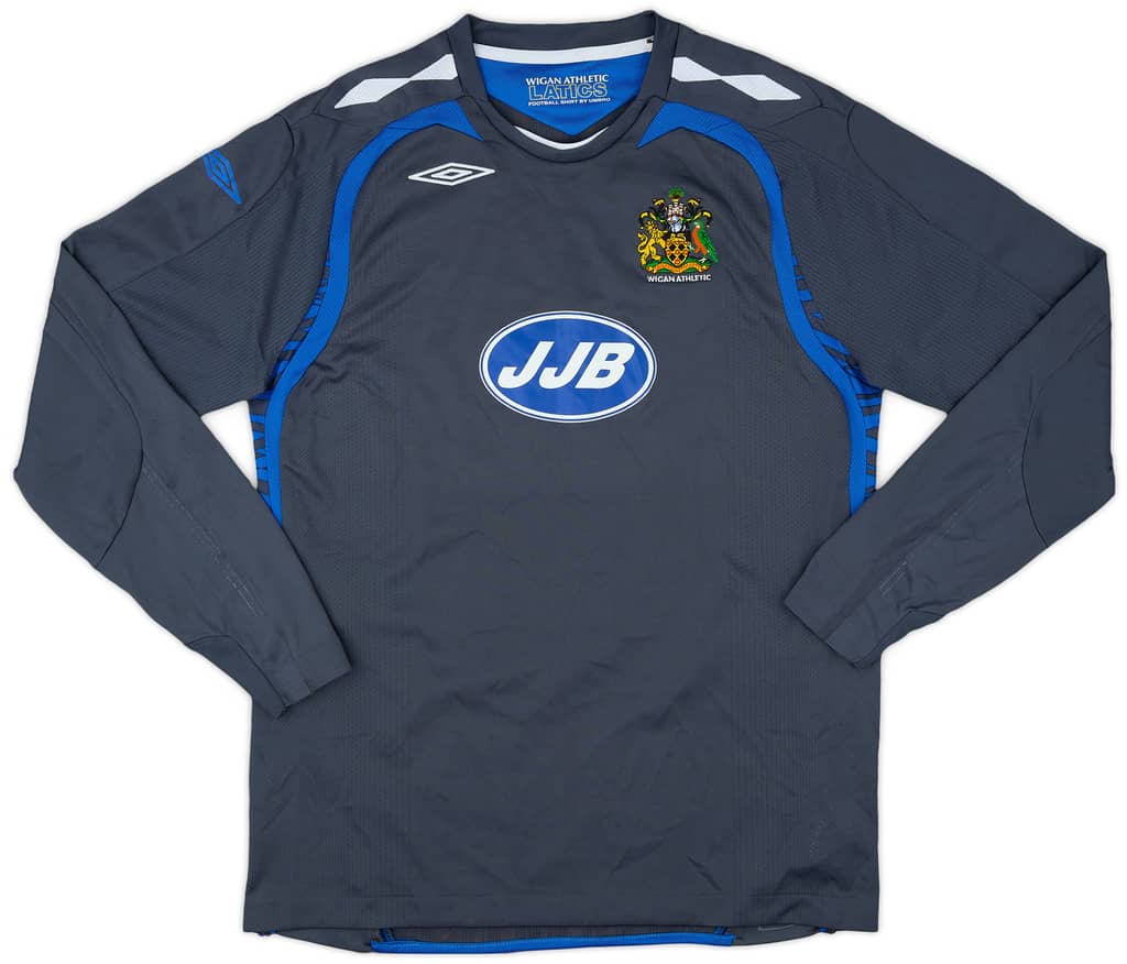 2007-08 Wigan Athletic Third L/S Shirt - 9/10 - (XL.Boys)