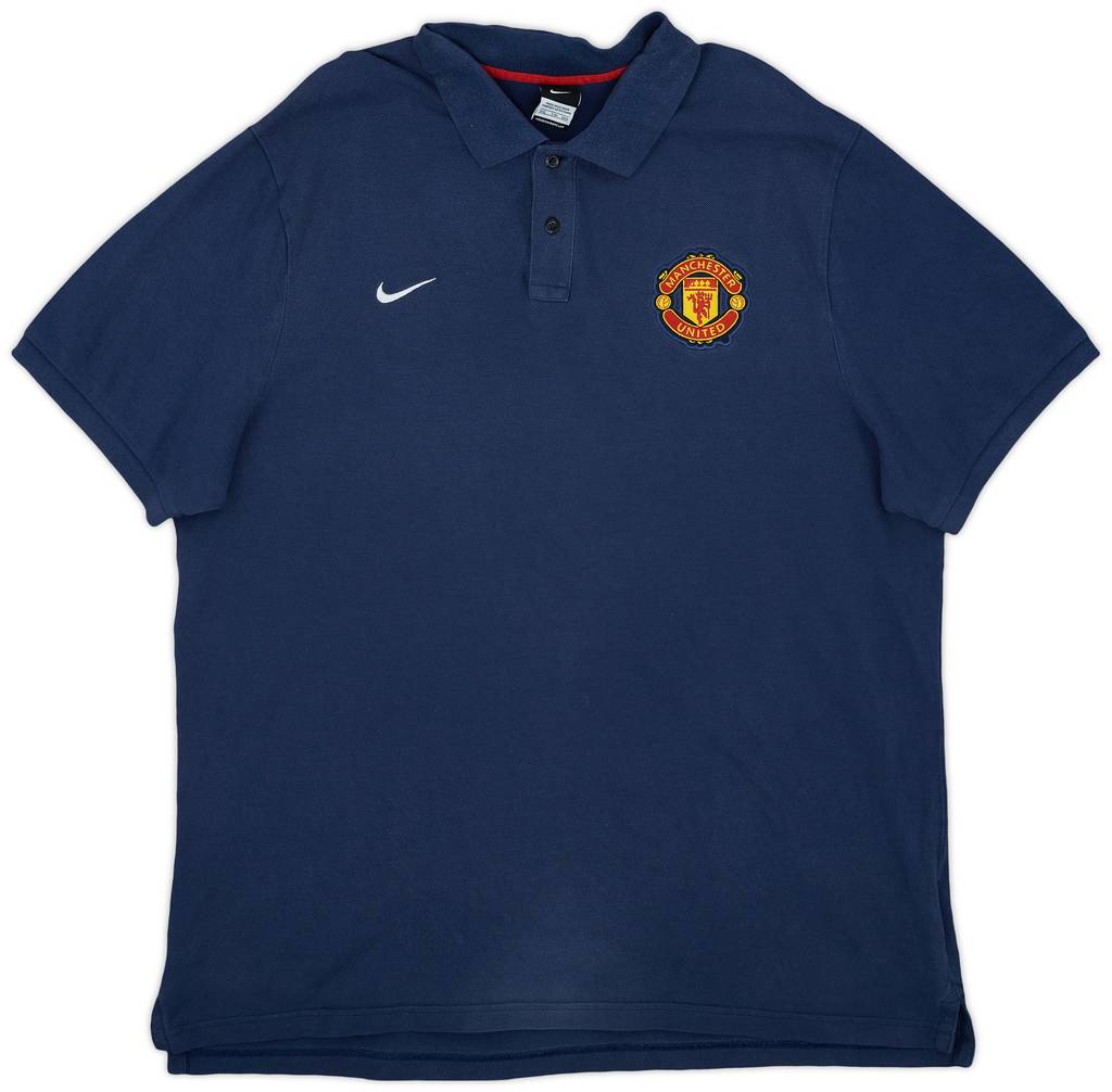 2013-14 Manchester United Nike Polo Shirt - 7/10 - (XXL)