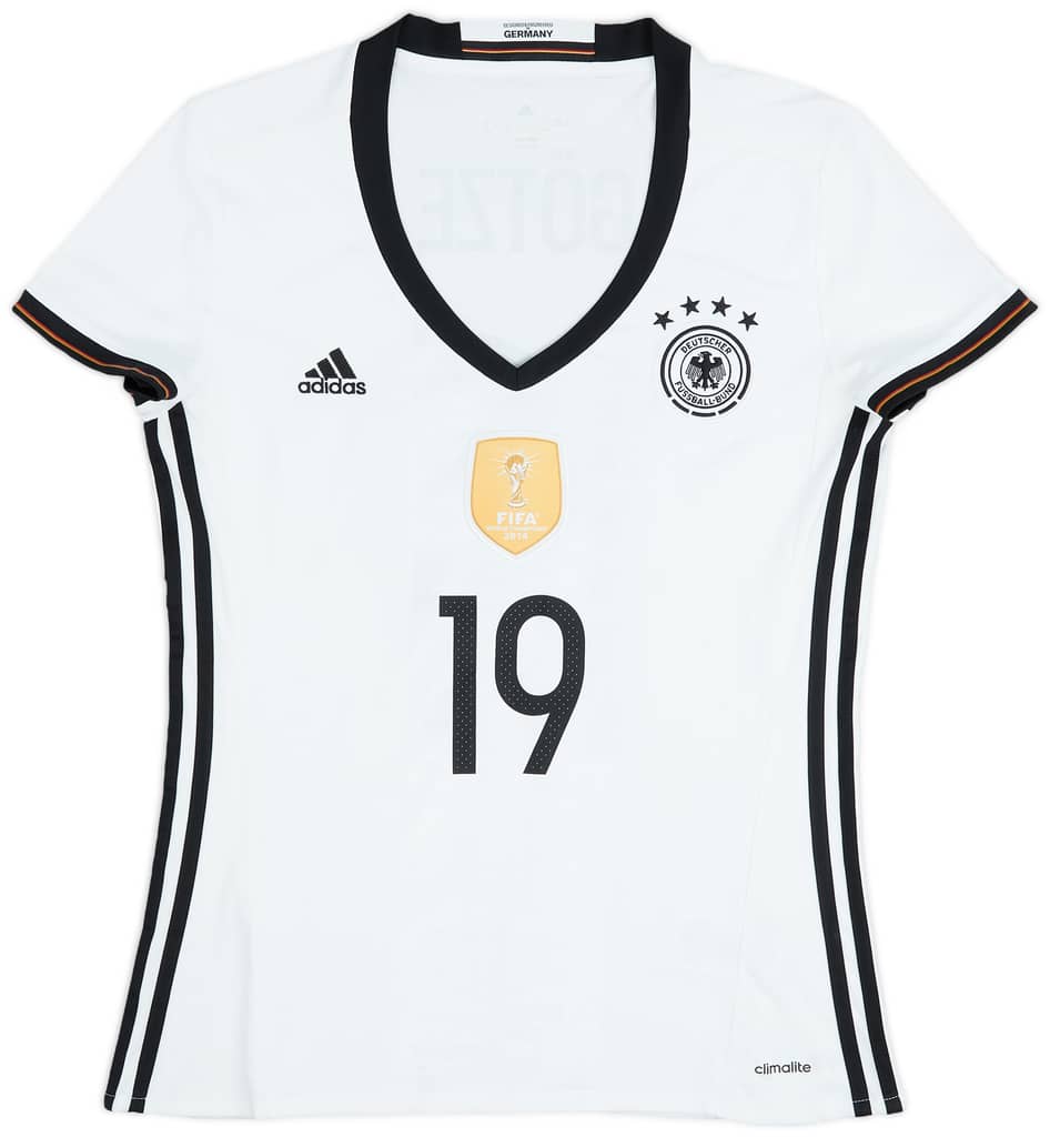 2015-16 Germany Home Shirt Gotze #19 - 9/10 - (Women's M)
