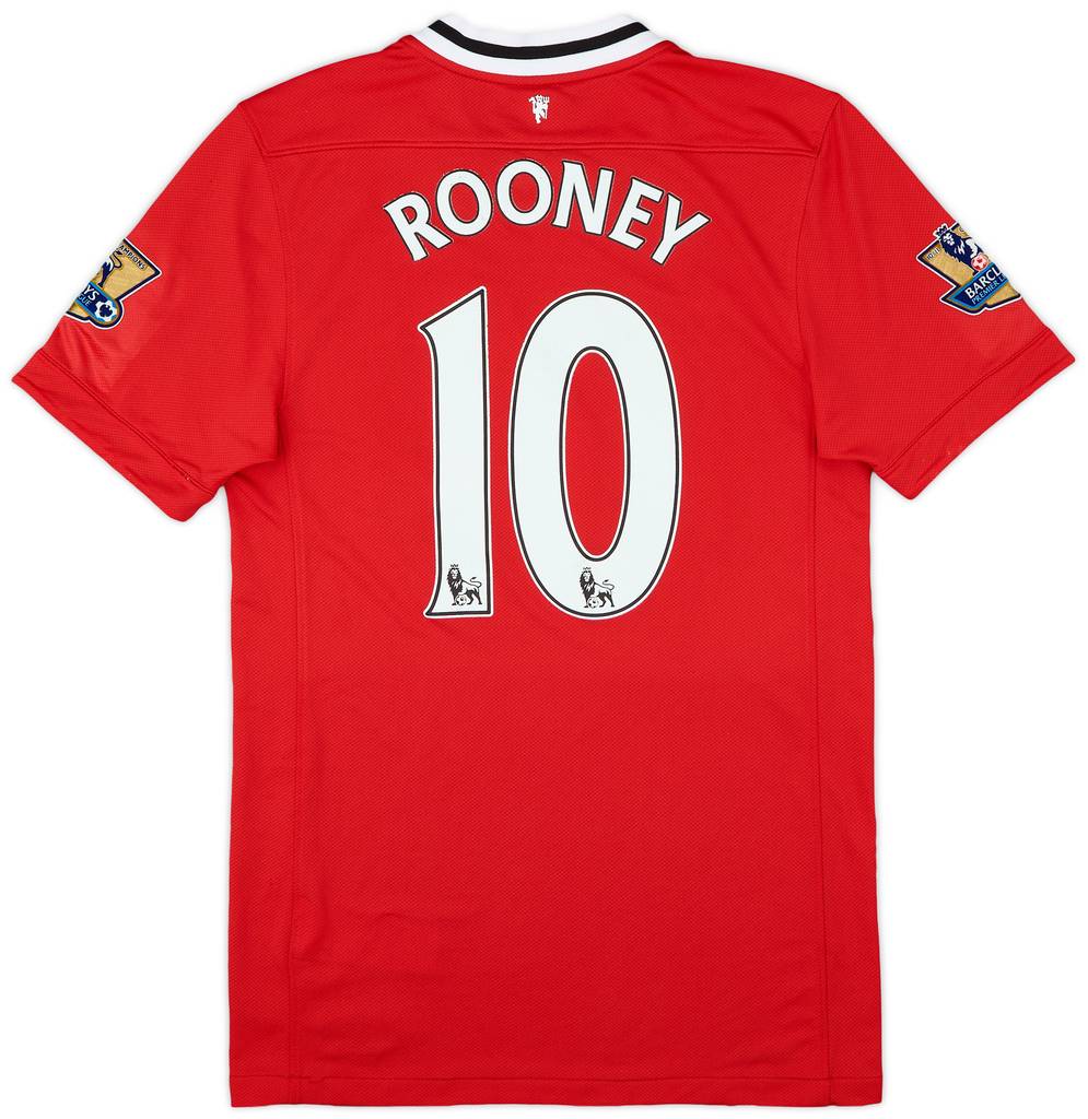 2011-12 Manchester United Home Shirt Rooney #10 - 6/10 - (S)