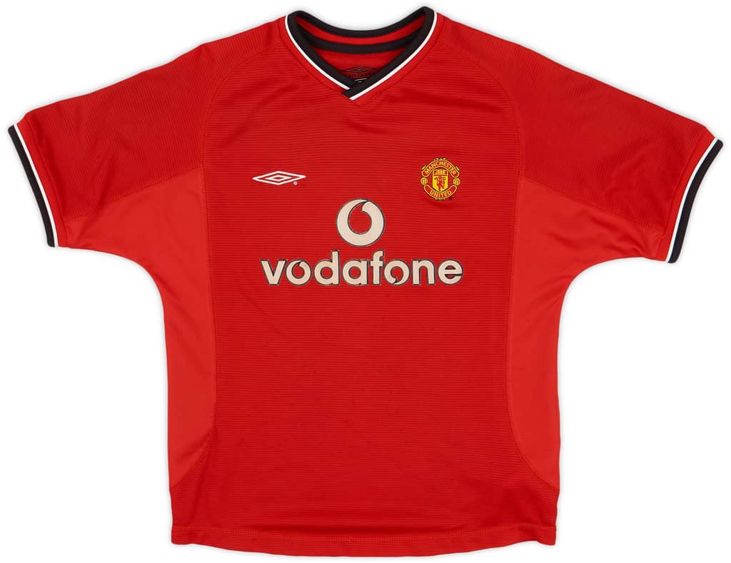 2000-02 Manchester United Home Shirt - 6/10 - (M.Boys)