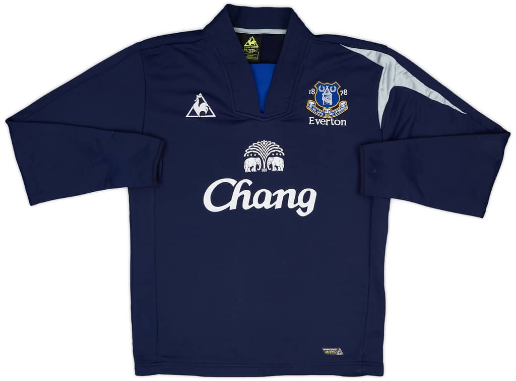 2009-10 Everton Le Coq Sportif Drill Top - 8/10 - (M)