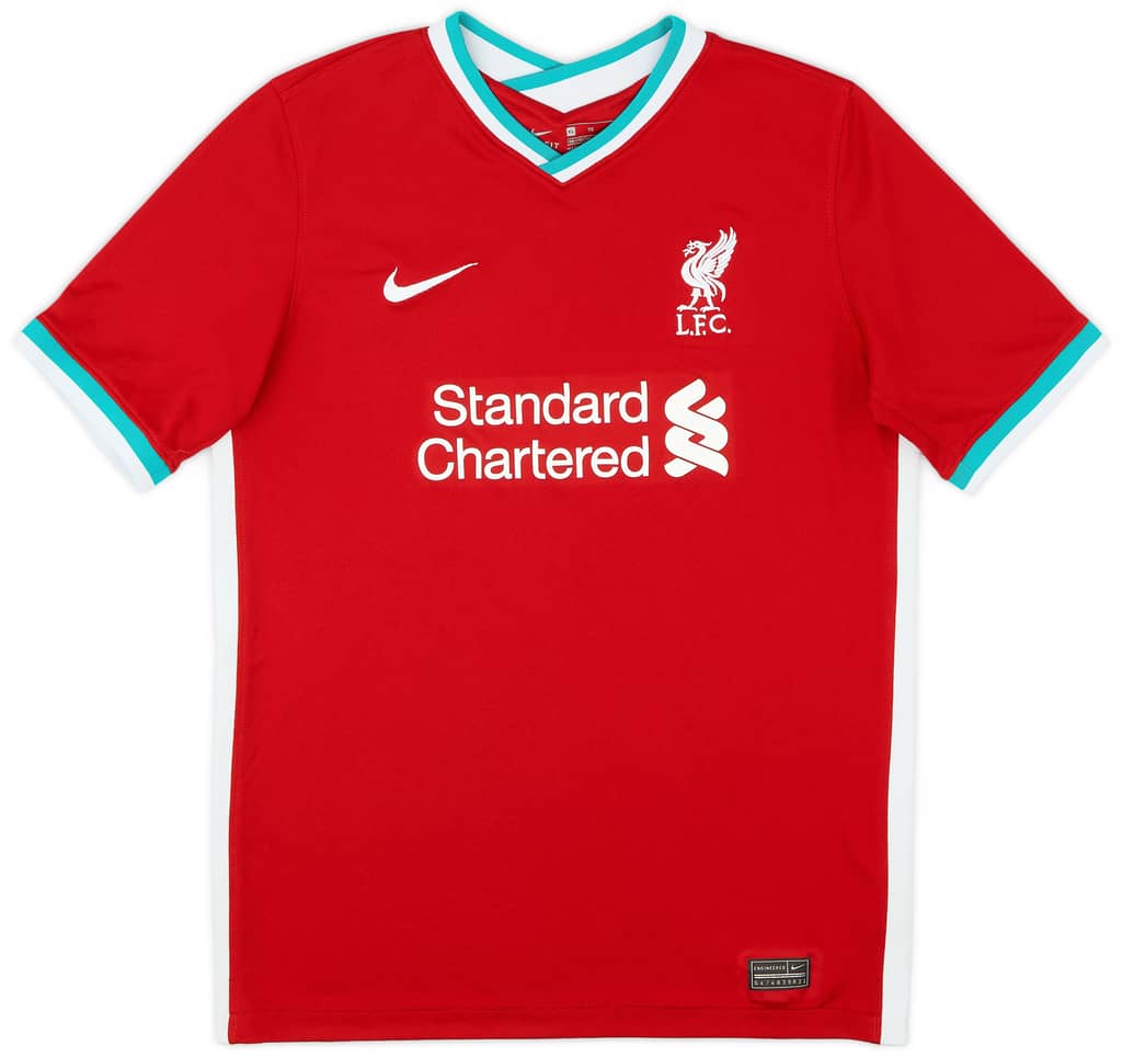 2020-21 Liverpool Home Shirt - 8/10 - (XL.Boys)