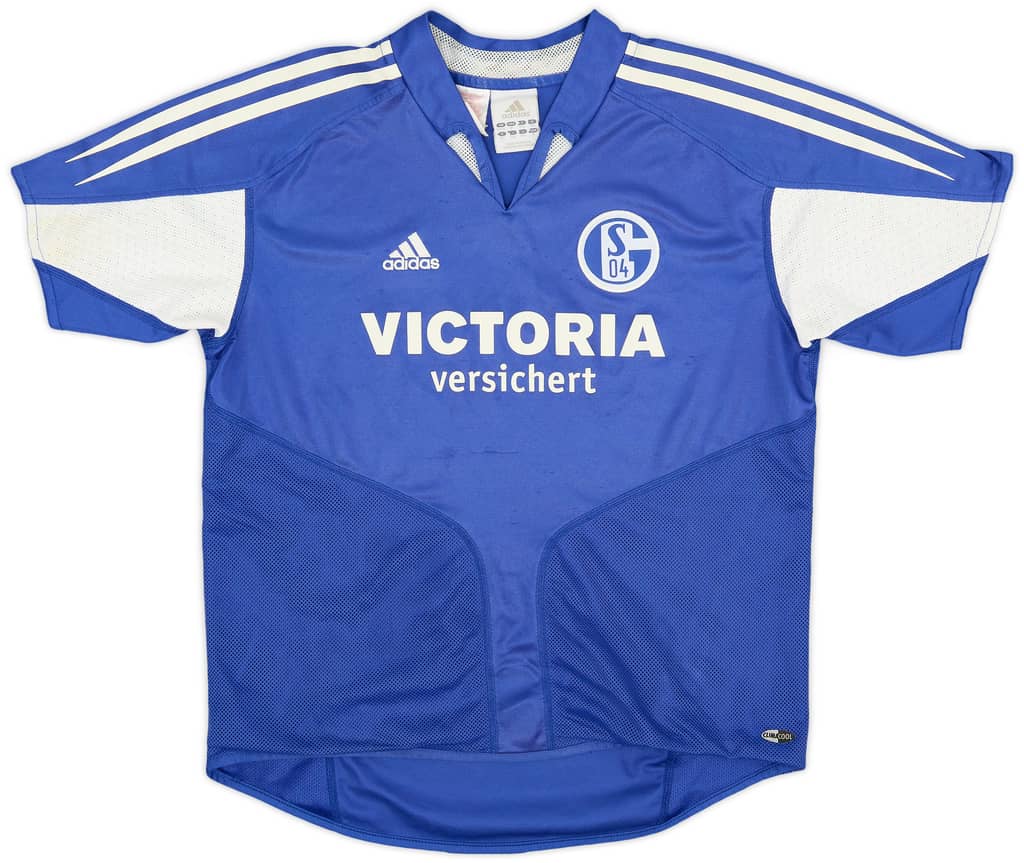 2004-05 Schalke Home Shirt - 7/10 - (M.Boys)