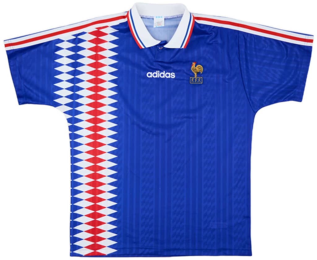 1994-96 France Home Shirt - 9/10 - (L/XL)