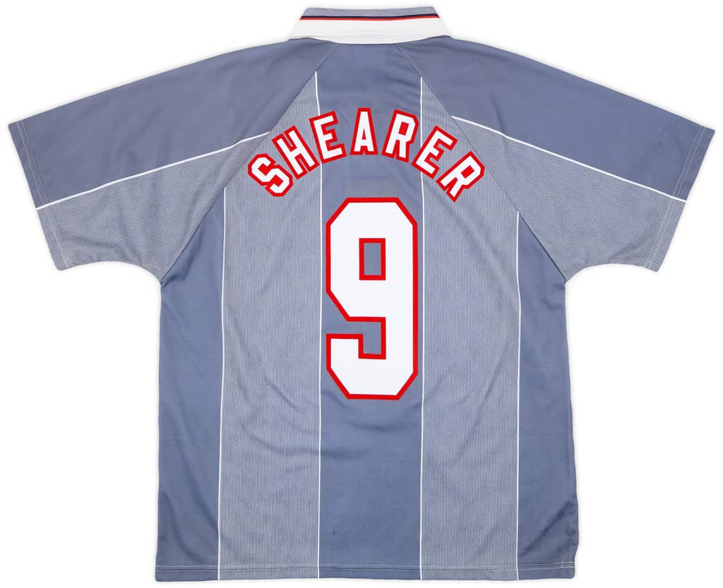 1996-97 England Away Shirt Shearer #9 - 9/10 - (L)