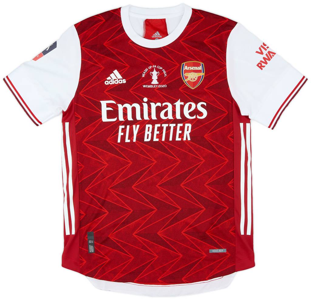 2020 Arsenal Match Issue FA Cup Final Home Shirt David Luiz #23