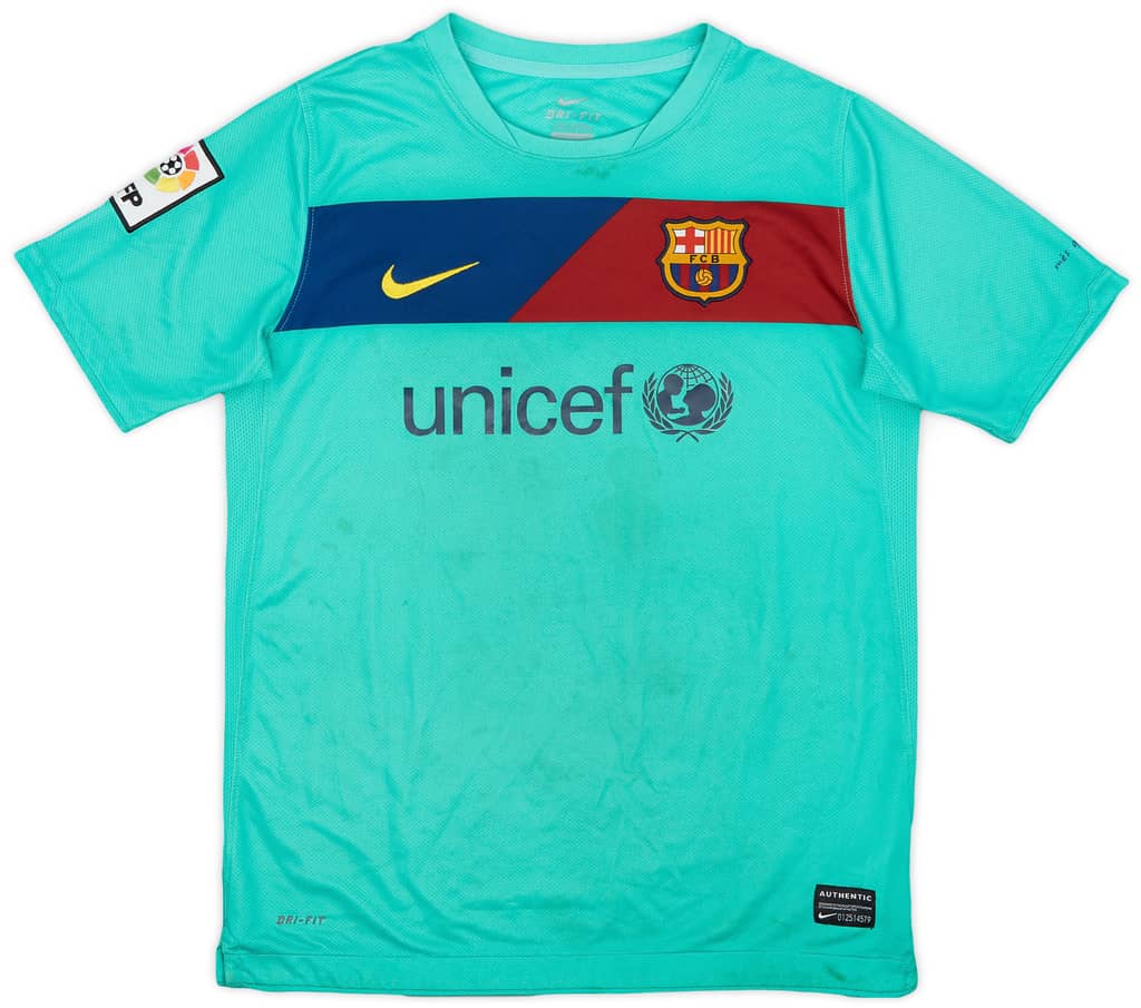 2010-11 Barcelona Away Shirt - 5/10 - (L.Boys)
