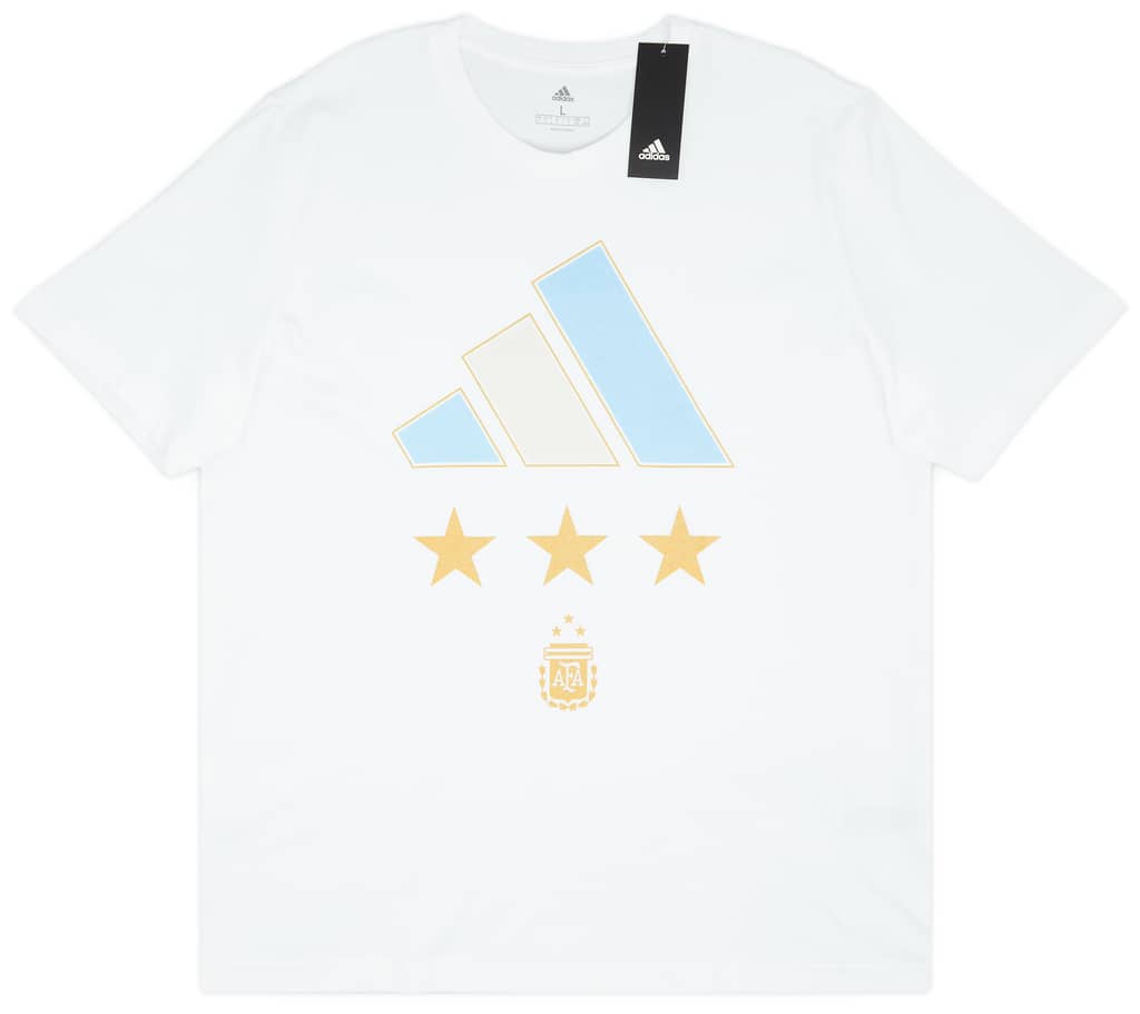 2022 Argentina adidas World Cup Winners Tee