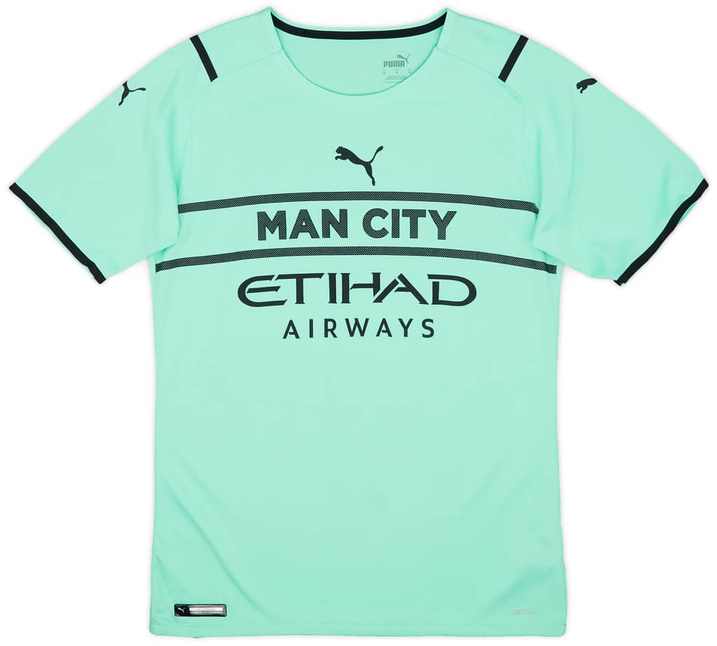 2021-22 Manchester City Authentic GK S/S Shirt Ederson #31 - 7/10 - (M)