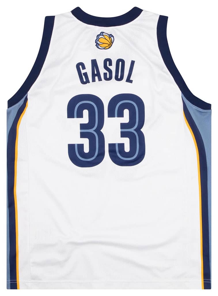2008-10 Memphis Grizzlies Gasol #33 Champion Jersey (Home) M