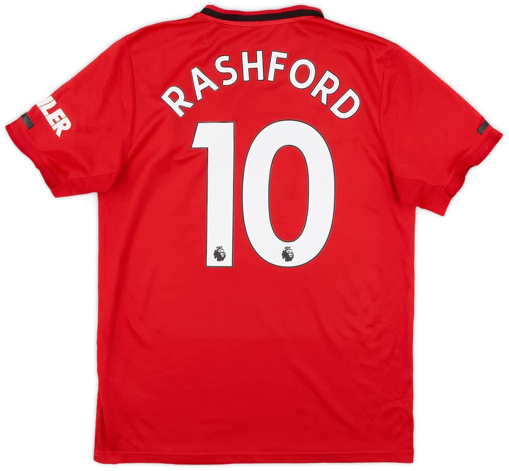 2019-20 Manchester United Home Shirt Rashford #10 - 6/10 - (M)