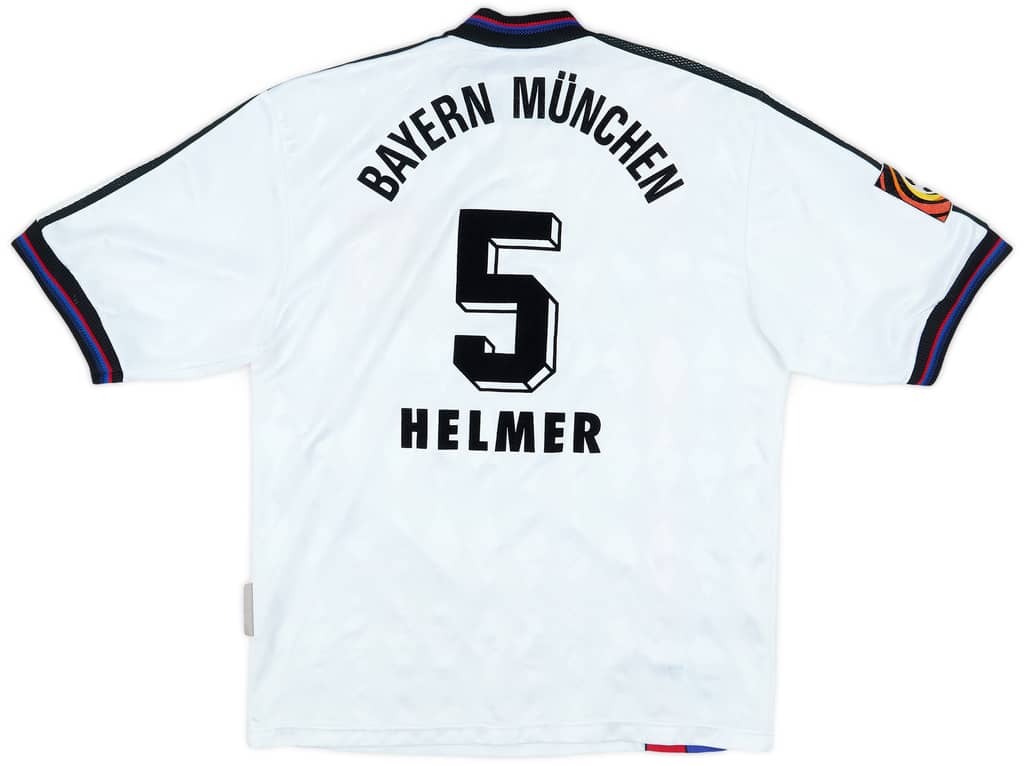 1996-98 Bayern Munich Away Shirt Helmer #5 - 5/10 - (M)