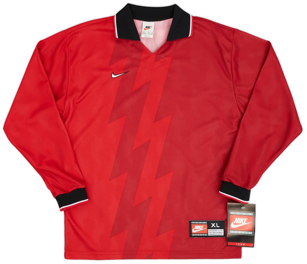 1995-97 Nike Template L/S Shirt - 9/10 - (M.Kids)