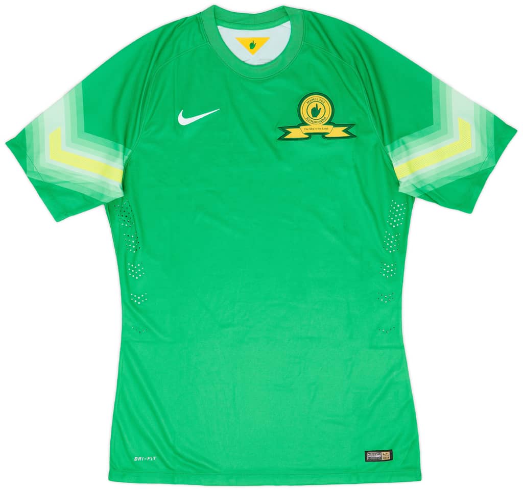 2014-15 Mamelodi Sundowns Authentic GK Away S/S Shirt - 6/10 - (L)