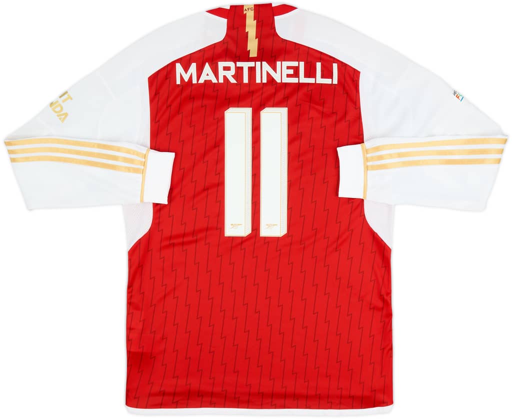2023-24 Arsenal Home L/S Shirt Martinelli #11 (M)