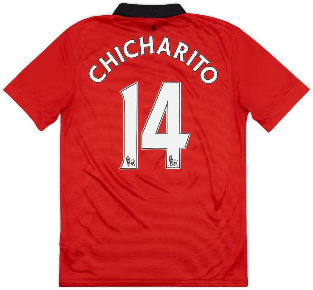 2013-14 Manchester United Home Shirt Chicharito #14