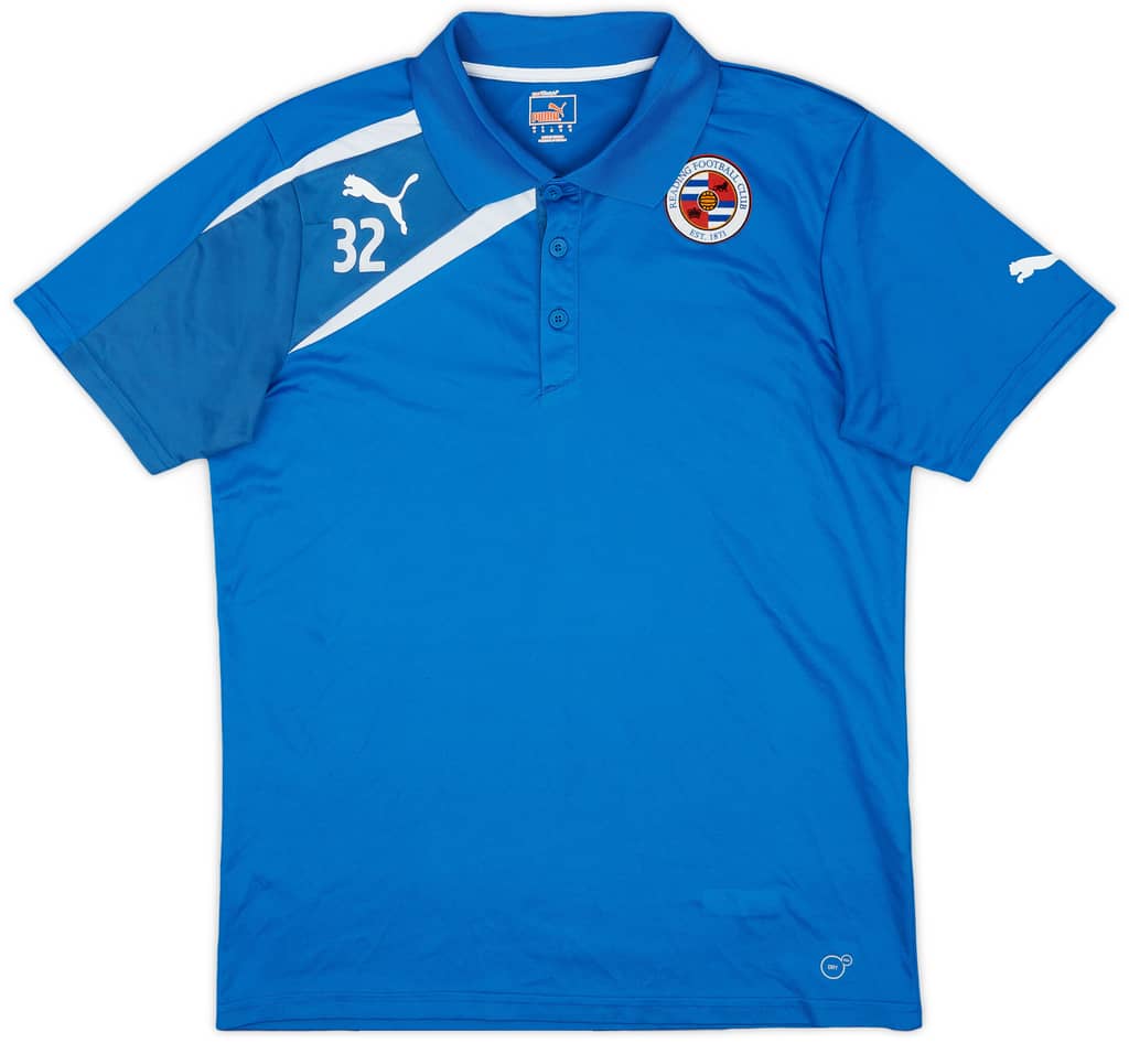 2013-14 Reading Player Issue Puma Polo Shirt #32 - 8/10 - (M)