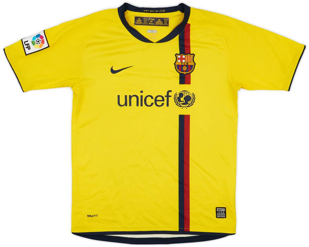2008-10 Barcelona Away Shirt - 8/10 - (L.Boys)