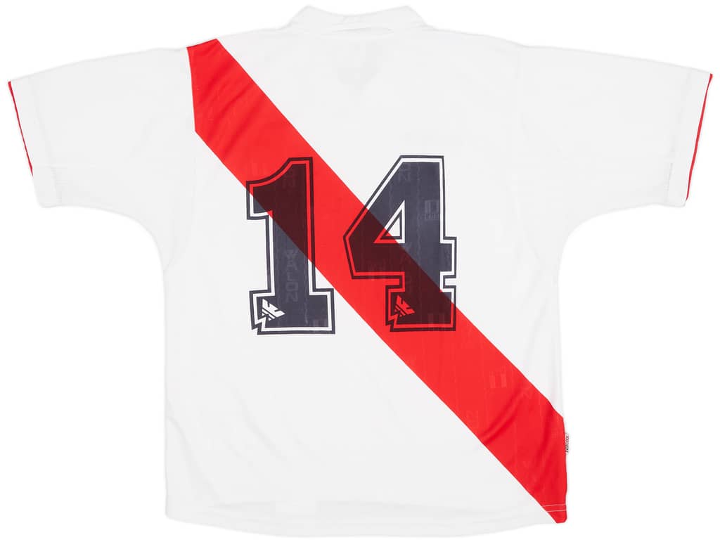 2004-06 Peru Home Shirt #14 - 8/10 - (M)