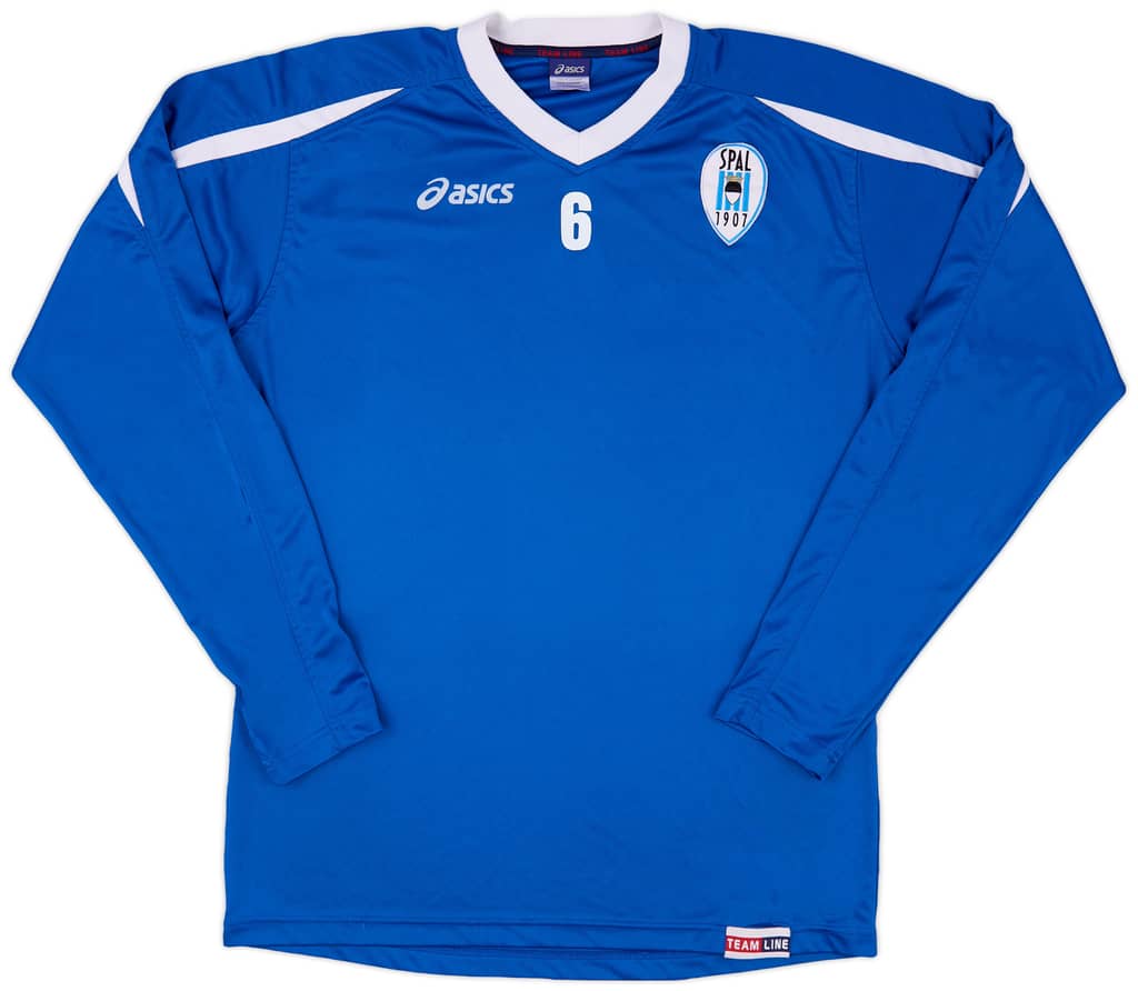 2008-10 SPAL Player Issue Asics Training L/S Shirt #6 - 8/10 - (L)