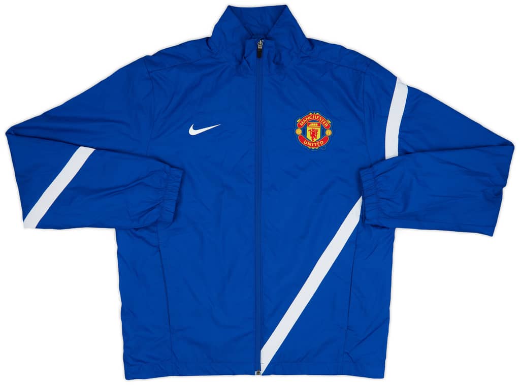 2013-14 Manchester United Nike Track Jacket - 9/10 - (XL)