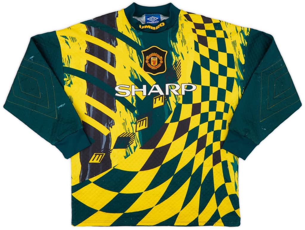 1994-96 Manchester United GK Shirt Schmeichel #1 - 6/10 - (L)