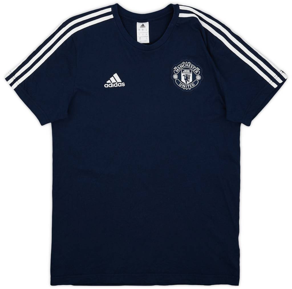 2018-19 Manchester United adidas Cotton Tee - 8/10 - (M)