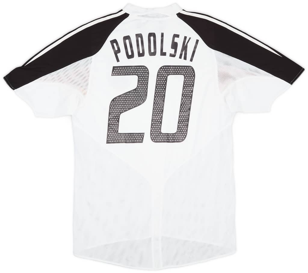2004-05 Germany Home Shirt Podolski #20