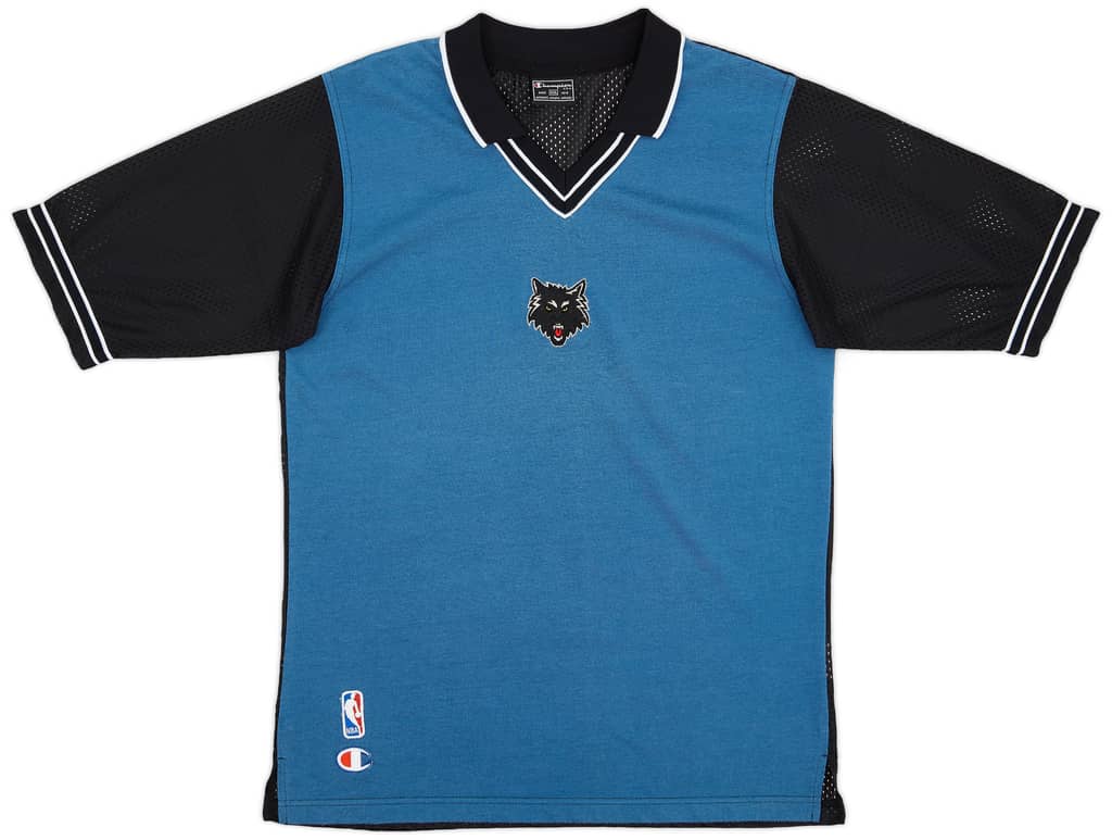 1996-00 Minnesota Timberwolves Champion Shooting Shirt - 8/10 - (XXL)