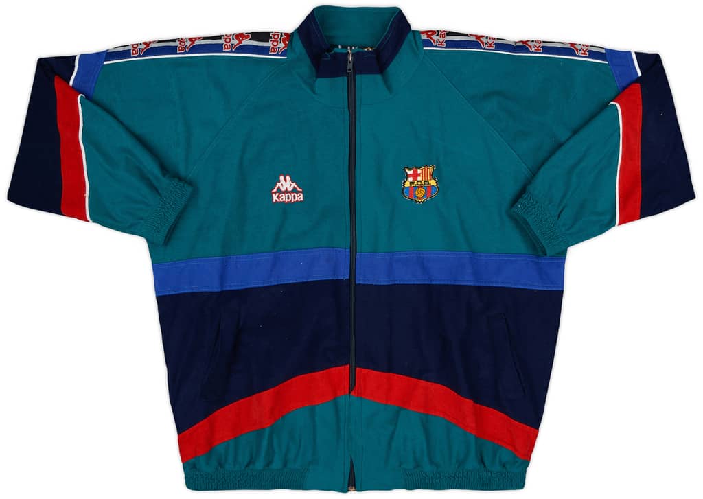 1995-97 Barcelona Kappa Track Jacket - 8/10 - (XXL)
