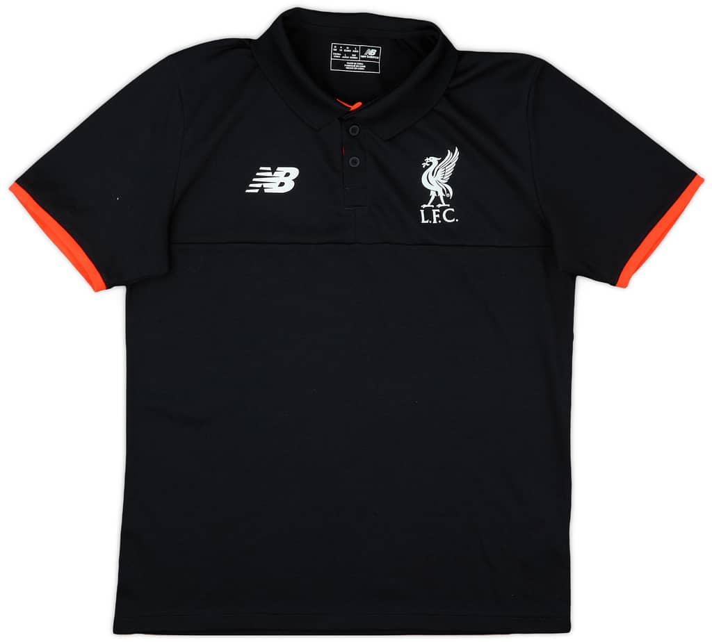 2017-18 Liverpool New Balance Polo Shirt - 9/10 - (M)