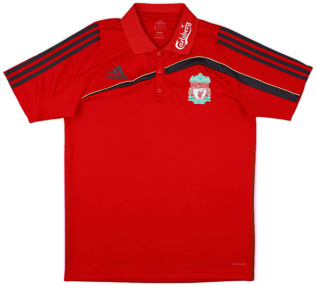 2009-10 Liverpool adidas Polo Shirt - 9/10 - (L)