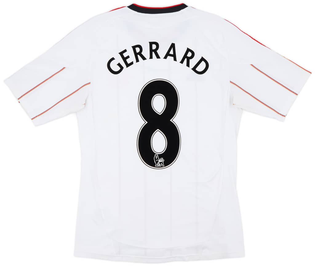2010-11 Liverpool Away Shirt Gerrard #8 - 6/10 - (S)