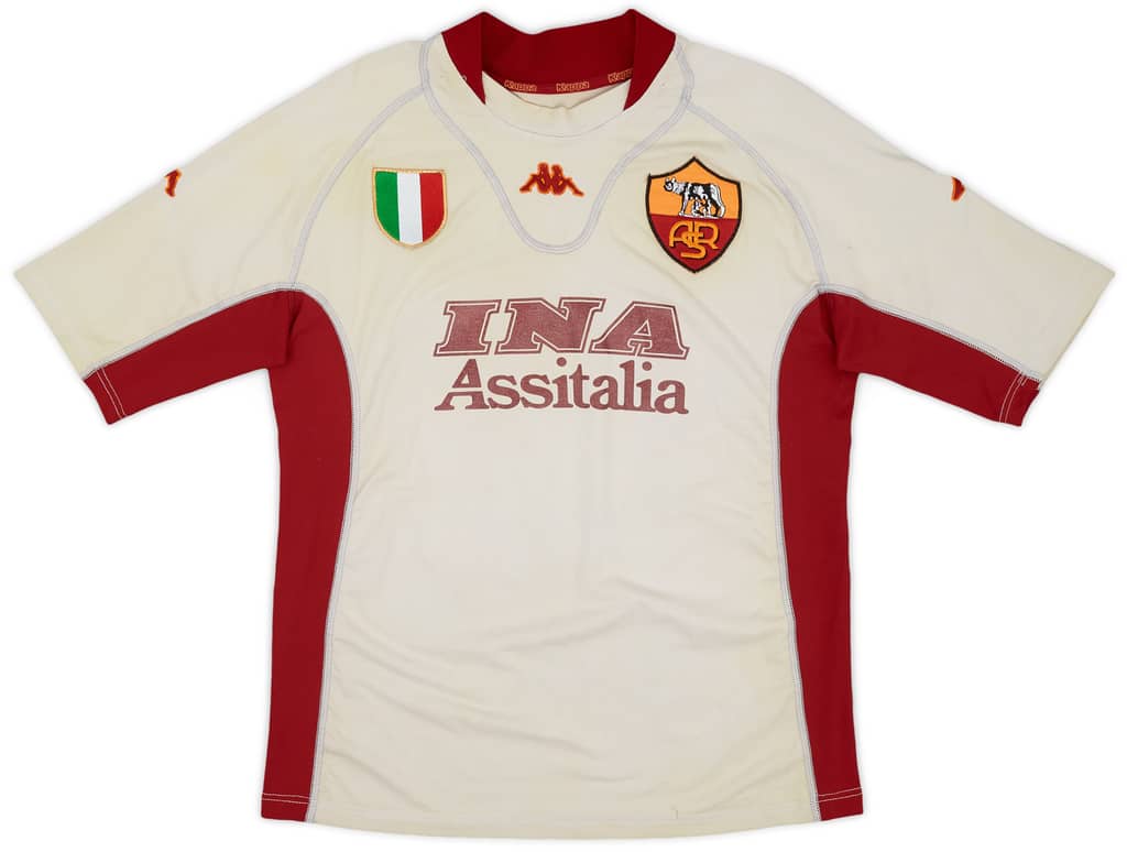 2001-02 Roma Away Shirt Totti #10 - 5/10 - (L)