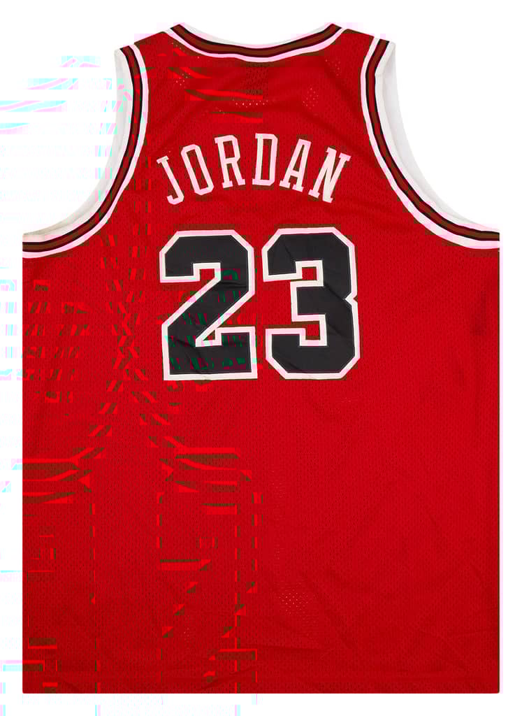 1984 Chicago Bulls Jordan #23 Nike Flight 8403 Swingman Jersey (Away) XXL