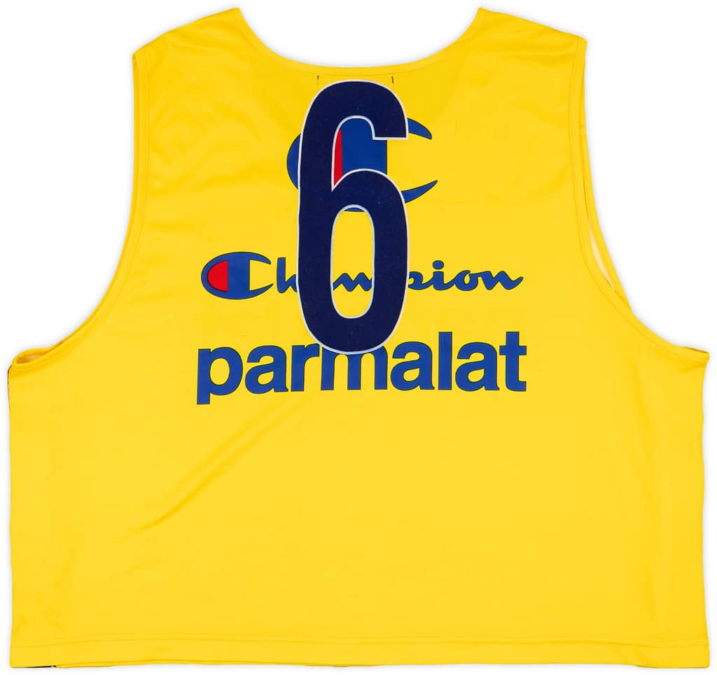 1998-99 Parma Player Issue Champion Training Bib #6 - 8/10 - (XL)