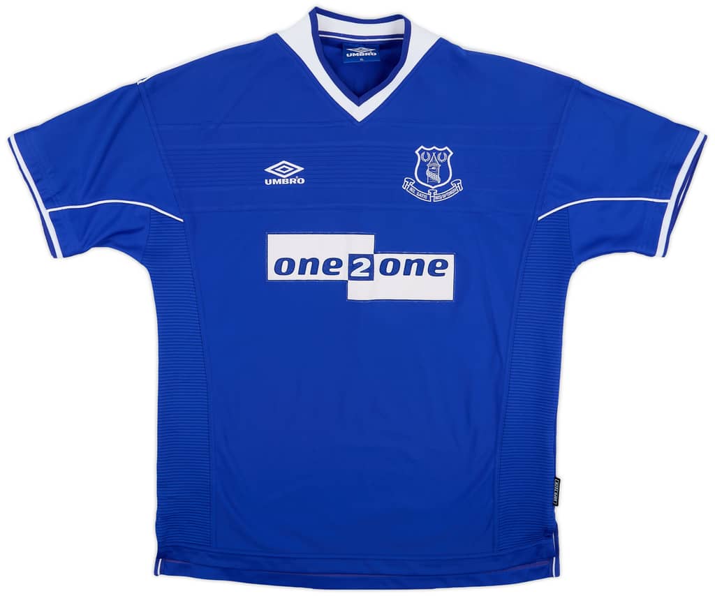 1999-00 Everton Home Shirt Moore #23 - 8/10 - (XL)