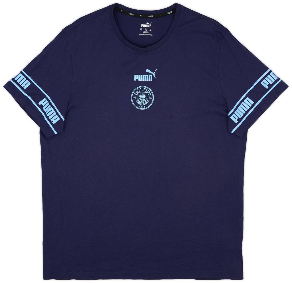 2019-20 Manchester City Puma Cotton Tee - 8/10 - (XXL)